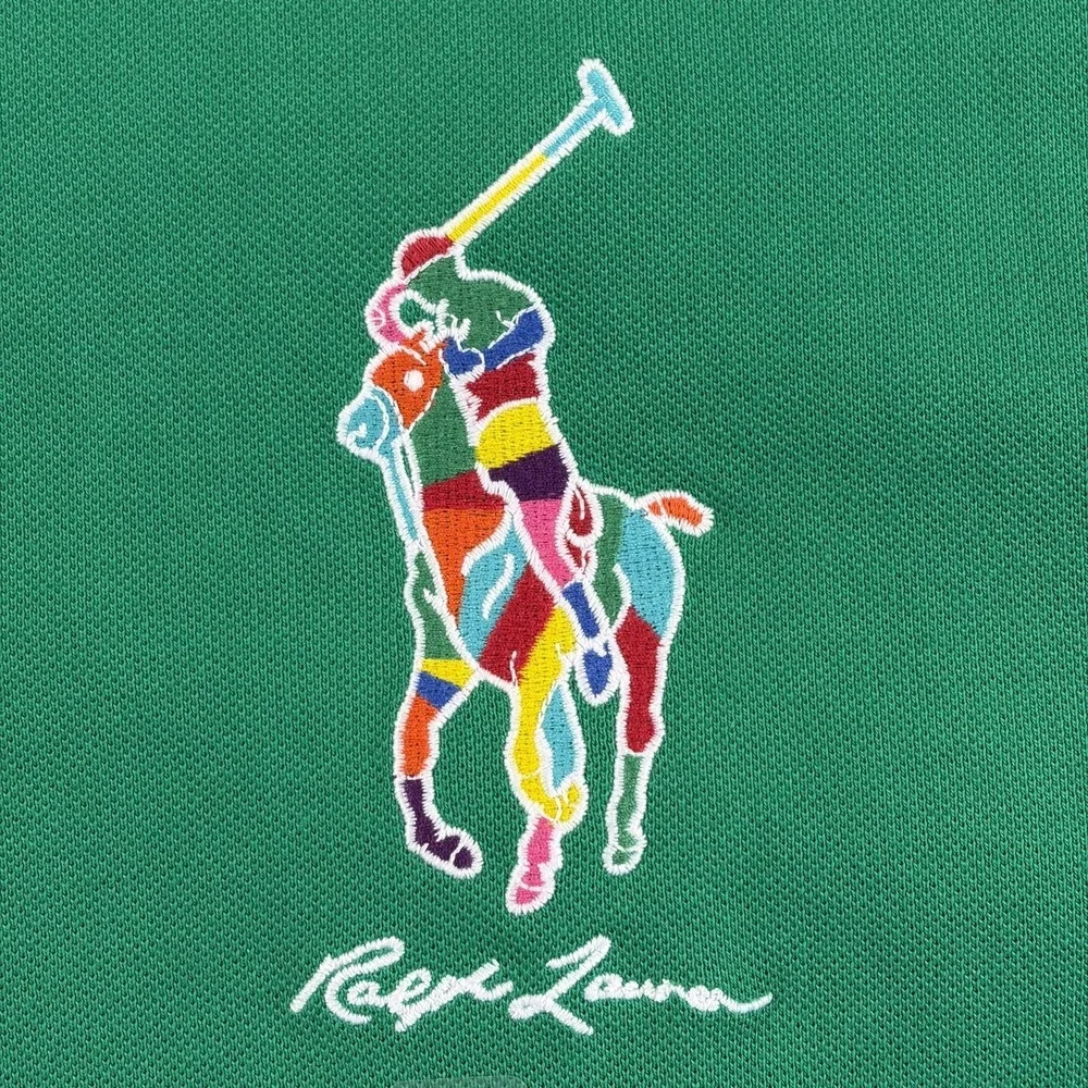 Polo Ralph Lauren Classic Fit Big Pony Polo Shirt Multi ColorBlock Men 2XL NWT